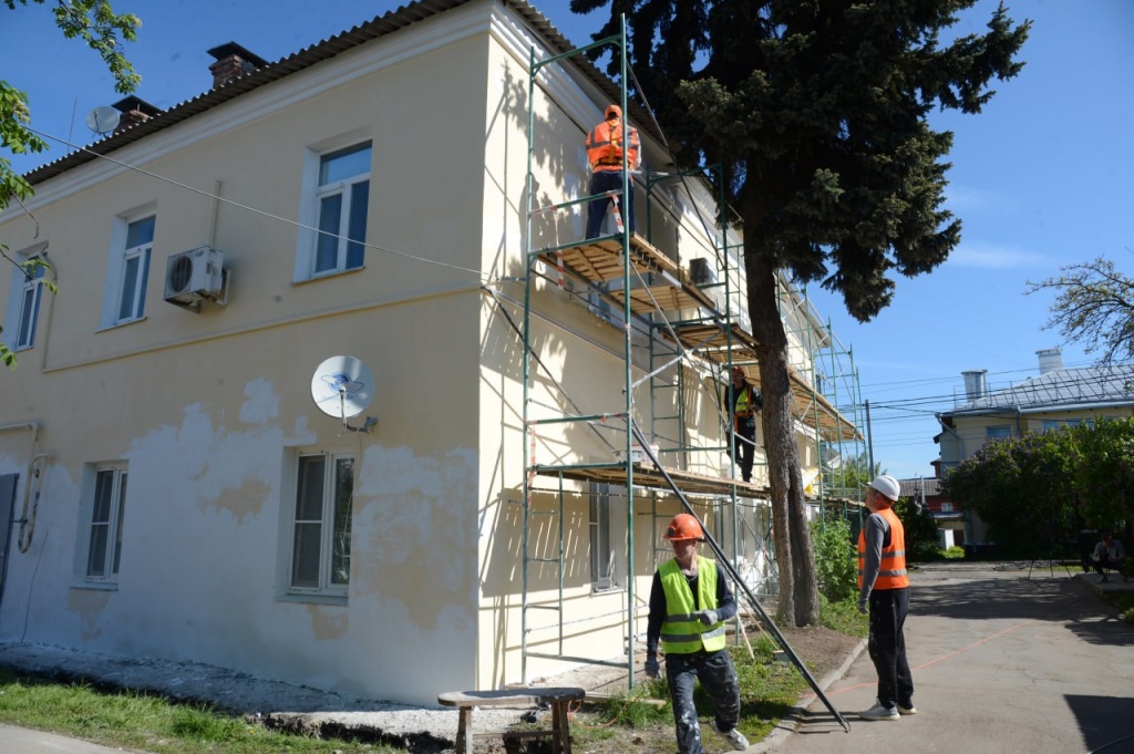 В Коломне продолжается капремонт дома, который имеет статус объекта культурного наследия В Коломне продолжается капремонт дома, который имеет статус объекта культурного наследия