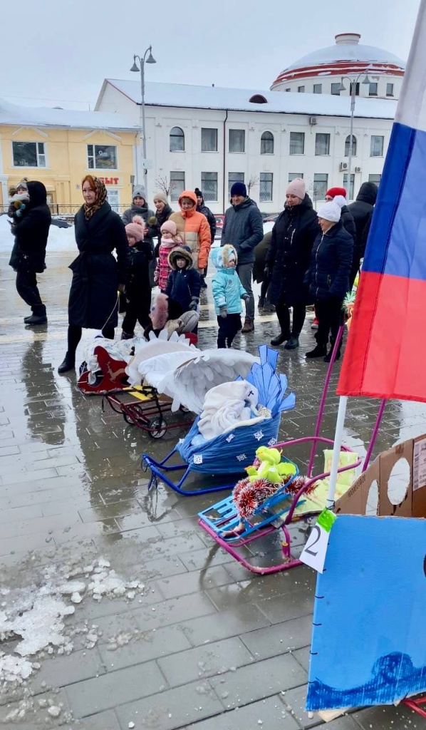 В Волоколамске состоялся традиционный фестиваль санок В Волоколамске состоялся традиционный фестиваль санок